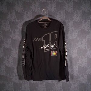 Kyle Busch Joe Gibbs Racing Collection M&M's Long Sleeve T-Shirt - Black Sz L